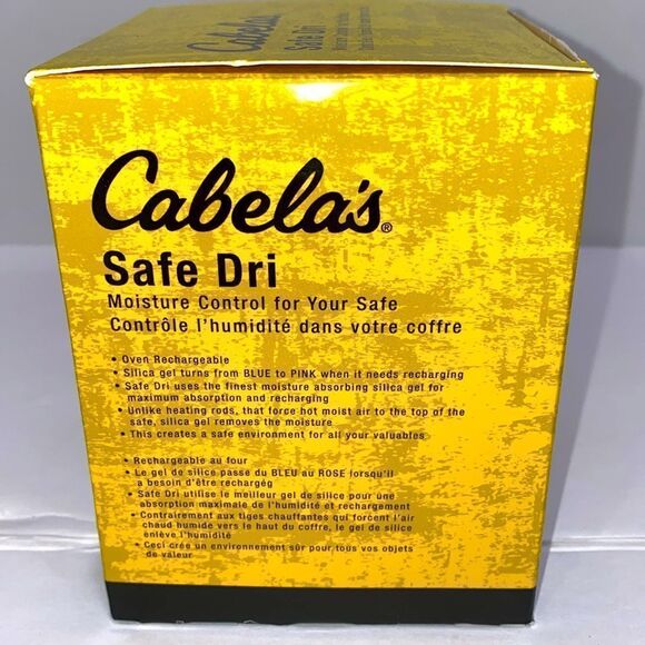 Cabela's Safe Dri Moisture Control For Your Safe 60 CU FT Rechargeable - Picture 4 of 11